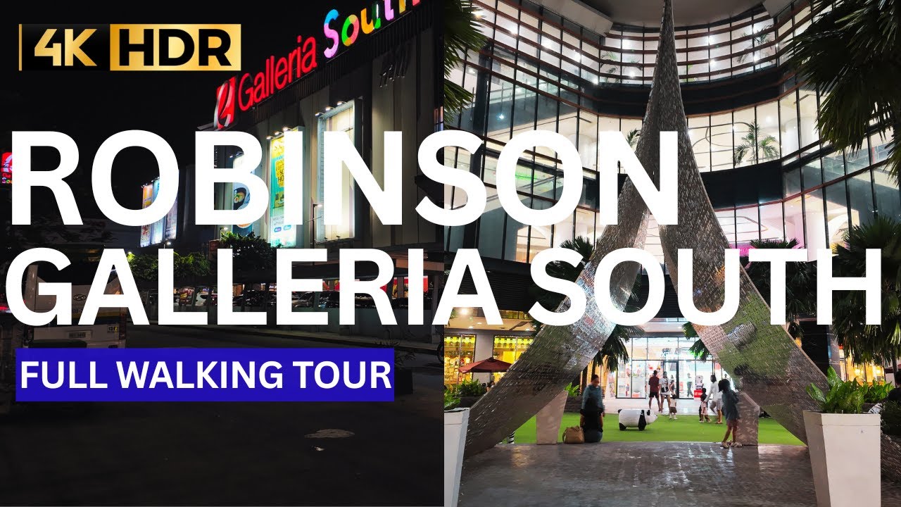 Robinsons Galleria South Walking Tour 2025 | 4K