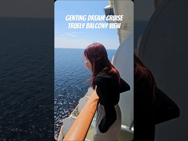 Genting Dream Cruise Balcony Room #shorts #dreamcruise class=