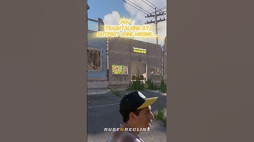 When the trash talking at outpost goes wrong #rust #rustgame #rustpc #rustmeme #rustnrecline