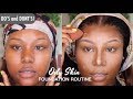 SUPER FLAWLESS OILY SKIN FOUNDATION ROUTINE