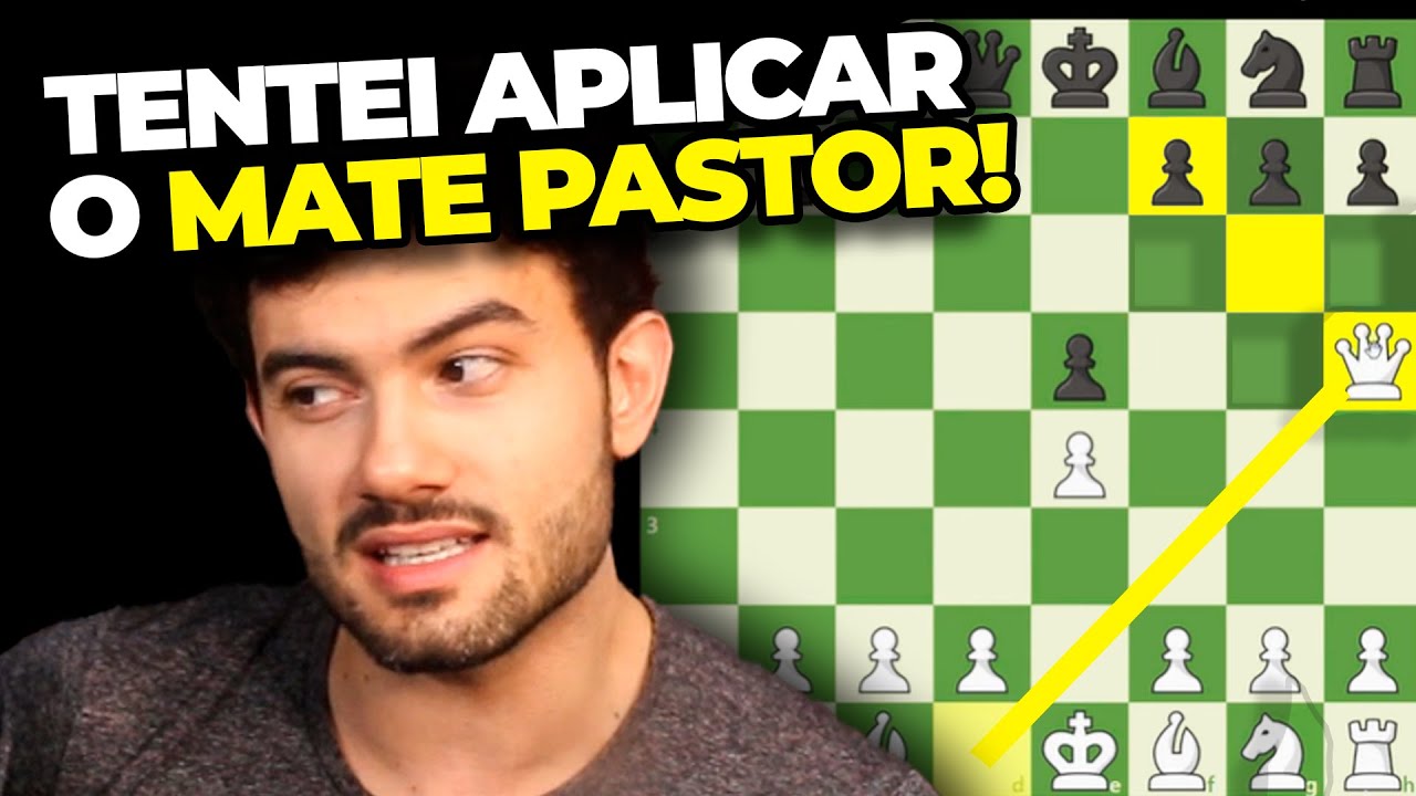 PORQUE o MATE PASTOR não funciona com INICIANTES no xadrez!! 