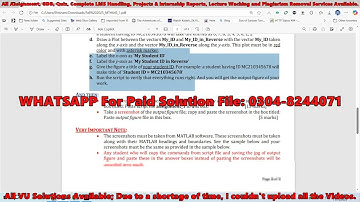 MTH643 Assignment 1 solution Fall 2025 | MTH643 Assignment 1 solution 2025 | MTH643 Assignment 1