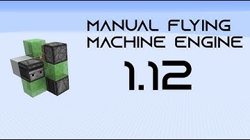 Minecraft Flying Machines - Manual Flying Machine Engine 1.12