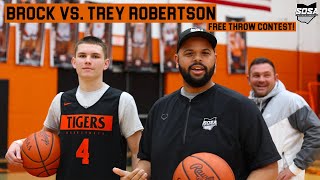 Brock vs. Trey Robertson - Free Throw Contest!