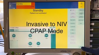 VN500 Invasive to NIV CPAP Mode