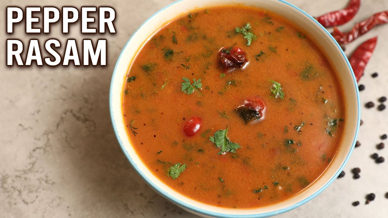 How To Make Pepper Rasam | South Indian Rasam Recipe | Spicy Soup Recipe | Winter Special | Ruchi | Rajshri Food