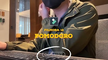 how to make Pomodoro timer videos with Filmora 12