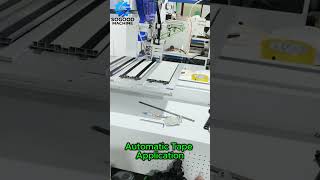 Automatic Tape Application on Aluminum Panels | Perfect Alignment #shorts