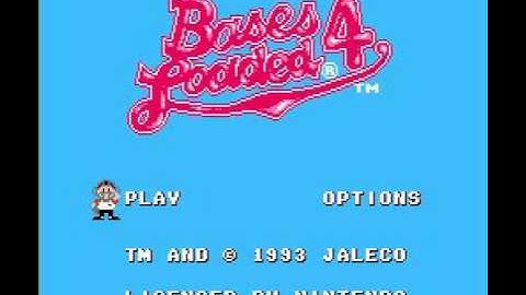 Bases Loaded 4 NES Title Screen Music Modifier 20 Unused Bases Loaded 3 Song 5
