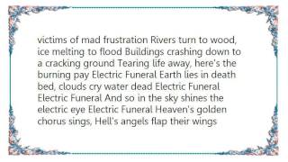 Iced Earth - Electric Funeral Lyrics