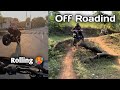 Sunday ride pe tagadi offroading karni padi  speed breaker ko dekh ke rolling mari vishudr