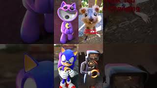 CatNap vs Other I Love You and Thank You  #sonic #funnyshorts #catnap