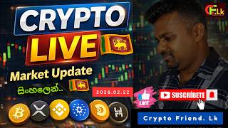 BTC XRP ADA ETH SOL LIVE 🔴 | Crypto Market Update Sinhala #cryptocurrencysrilanka | CRYPTO FRIEND.LK