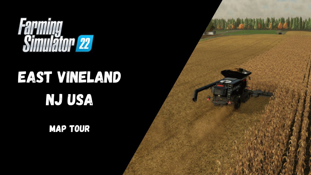 East Vineland NJ USA Map Tour Farming Simulator 22 YouTube
