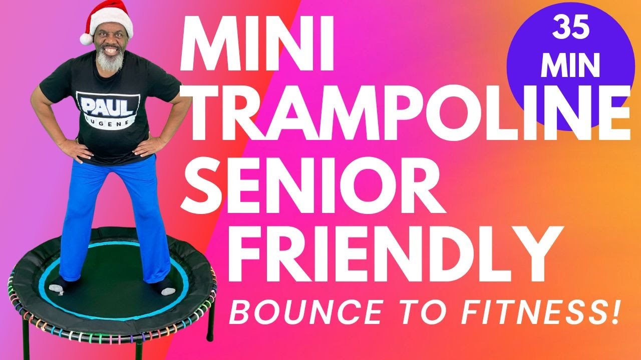 33 Minute Urban Rebounder Mini Trampoline Low Impact Workout Beginner Senior Friendly YouTube
