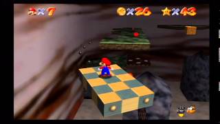 Super Mario 64: Hazy Maze Cave (Elevate for 8 Red Coins + 100 Coins / Star #44,45)