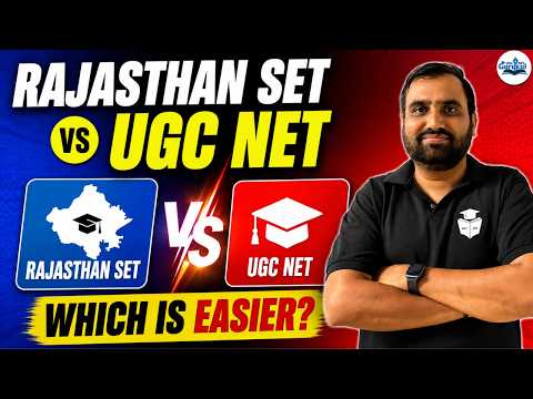 Rajasthan SET vs UGC NET | Which Exam is Easier? | Complete Comparison 2026 | Career Opportunities