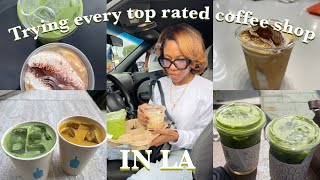 Trying every top rated coffee shops in LA!