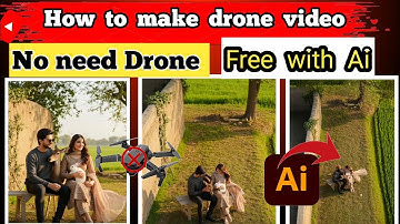 How to Make Drone Video for Free using AI | No Drone Needed | 