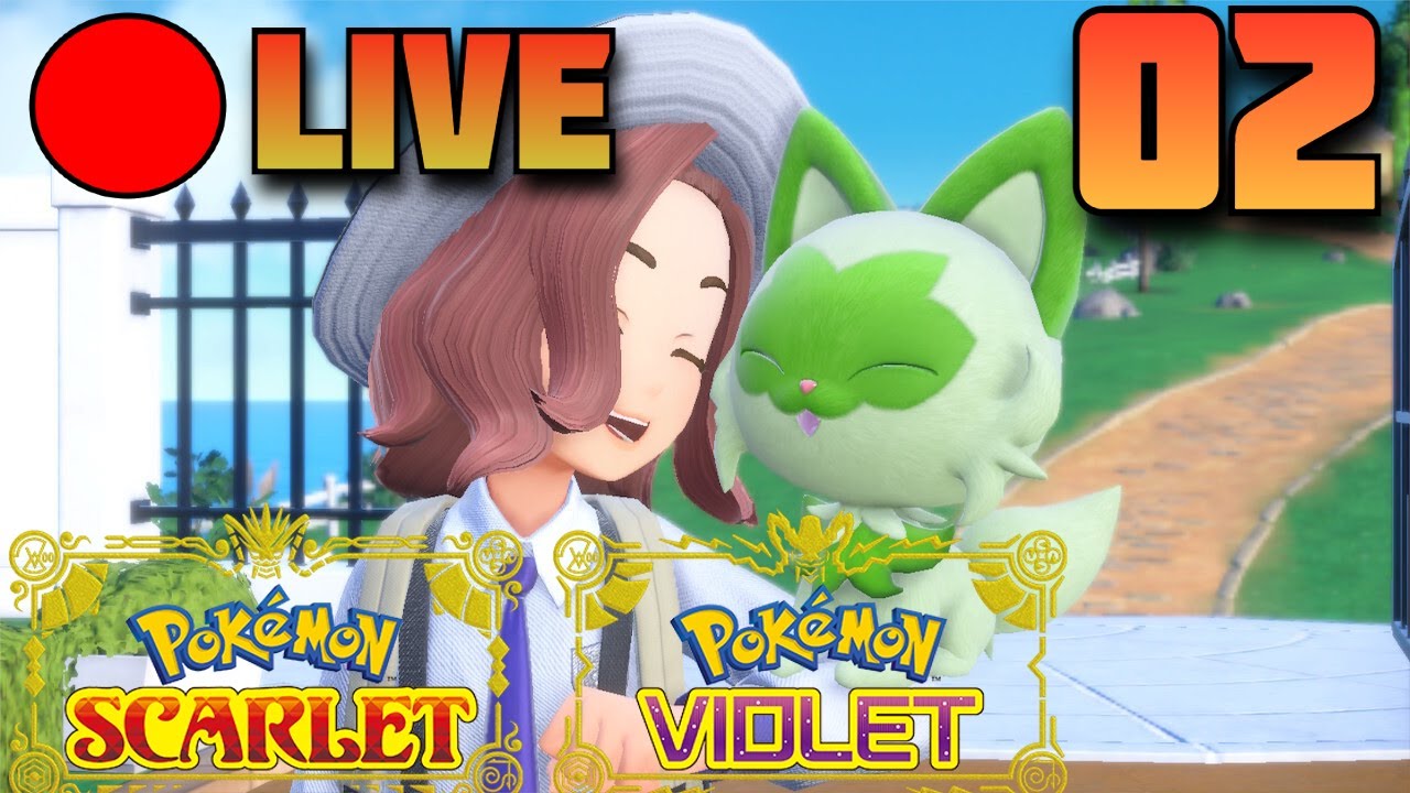 LIVE! Pokémon Scarlet and Violet Are Here! FULL GAMEPLAY STREAM 02 - YouTube
