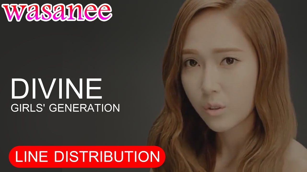 Girls Generation Snsd Divine Line Distribution Color Coded Mv Youtube
