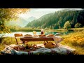 Spring sounds of nature for relaxing 4k  cozy picnic by the river