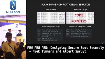 PEW PEW PEW: Designing Secure Boot Securely | Niek Timmers & Albert Spruyt | nullcon Goa 2019