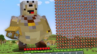 Minecraft mais + je Mange + je Grossis !