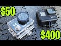 $50 vs $400 4K GoPro Action Camera TEST! (Is there a difference?)