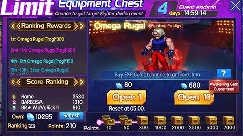 [KOF 98] Lỗi sự kiện: Chỉ có vòng đua boss - không có MÈO