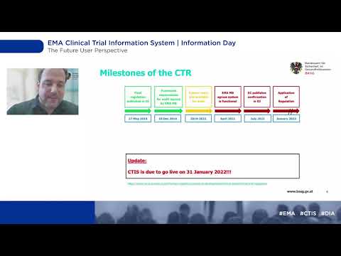 Clinical Trials Information System (CTIS): Virtual information day