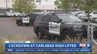 Carlsbad High lockdown lifted