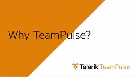 Why Do Agile Project Management With Telerik TeamPulse?