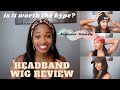 LuvMe Hair Headband Wig First Impression + Review | Beginner Friendly | EASY install | Straight Wig