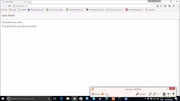 Curso Ionic 2 RC.1 - Listador de tarefas (Aula 2)