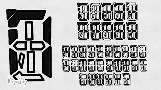 My 12 segment display
