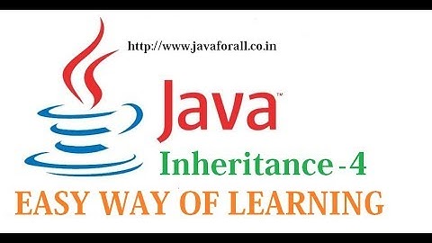 Innherited and constructors in java by Suresh.