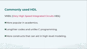 VLSI Design 105: Introduction to Verilog Programming