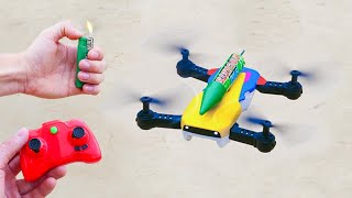 Experiment: Rocket powered RC Drone !