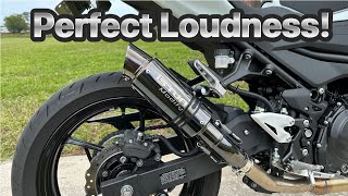 I Bought A Cheap Amazon Slip On Exhaust & Can't Believe This - Kawasaki Z400 ABS 18-22 Install!