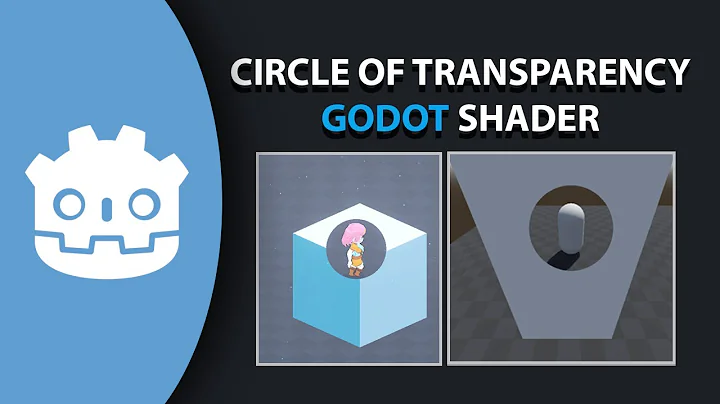 Circle of Transparency Shader for Godot 4