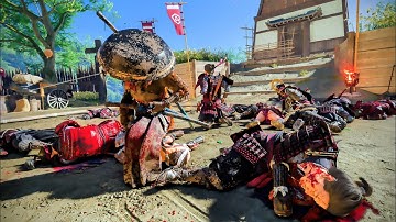 Red Onryo Armor | Aggressive Combat Gameplay | Ghost of Yotei 