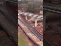 Sprengung der A7-Thalaubachbrücke
