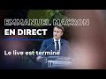 Emmanuel Macron en direct : le président de la République dévoile son "plan eau"