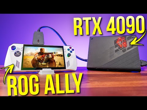 ASUS ROG Ally + RTX 4090 is INSANE! 🤯