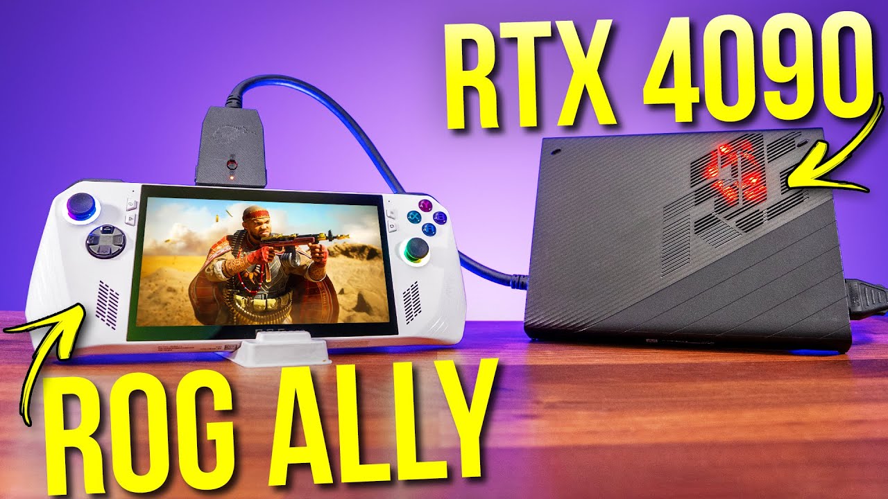 ASUS ROG Ally + RTX 4090 is INSANE! 🤯 