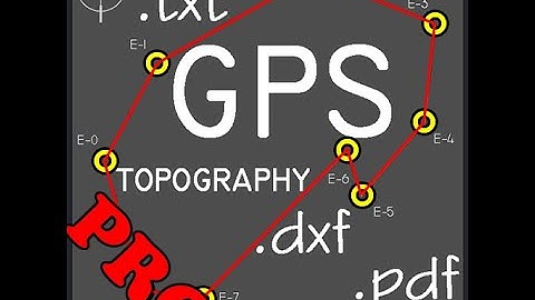 GPS Topography PRO: measure any polygon / area