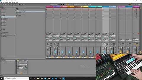 Novation SL Mk3 integrated with Ableton and External Hardware synths