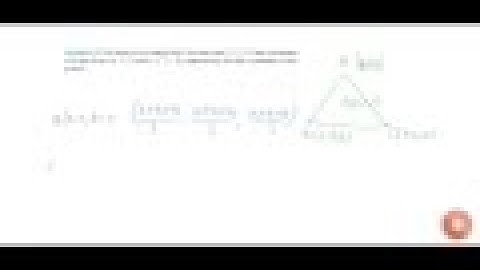 The centroid of a triangle ABC is at the point `(1, 1, 1)` . If the coordinates of A and B are `...