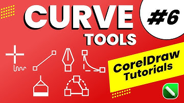 CorelDraw Curve Tools| Freehand, Two Point Line, Bezier, Pen, B-Spline, Polyline, 3-Point Curve Tool